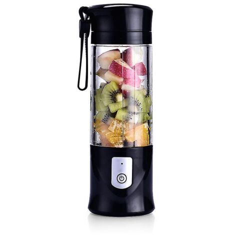 blender, Portable Mixeur Des Fruits,mini Blender Usb Pour Smoothie,milk-shake,jus De Fruits,blender Portable 350-420 Ml 6 Lames Pour Sport Et Voya (1/5)