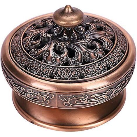 petit Encensoir Brle Encens Lotus Bouddha Porte-encens Bronze Vintage Brleur D'encens Charbon Pole Luxe Support Encens Mtal Dcoratio Maison Bureau (1/5)