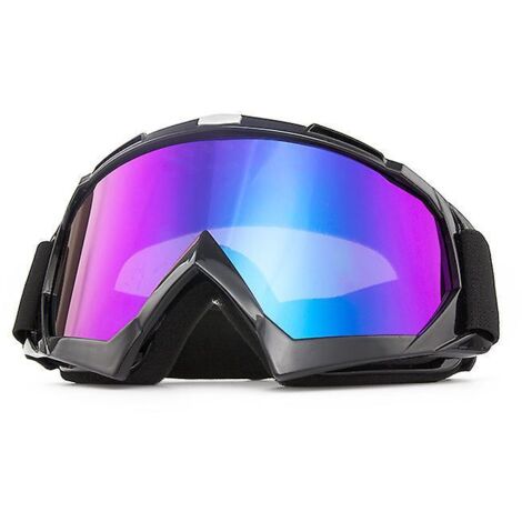 lunettes De Moto De Qualit Suprieure - Anti-bue - Anti-uv - Avec Double Lentille - Rembourrage En Mousse - Pour Activits De Plein Air - Ski - Cycl (1/5)