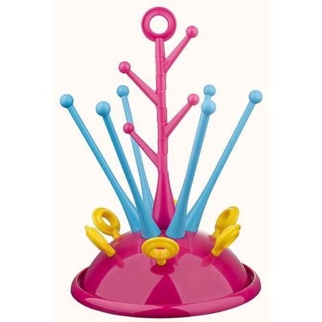 egoutte-biberons Arbre, Grande Capacit 6 Biberons Et Accessoires, Bac De Rcupration Deau Amovible, Pratique, Design Astucieux (1/5)