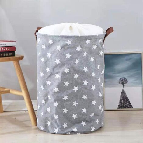 grand Organiser Paniers Pour Vtements Stockage , Cordon Paniers Linge, Pliable Sac Linge, Pliage Grande Capacit Corbeilles Linge (1/5)