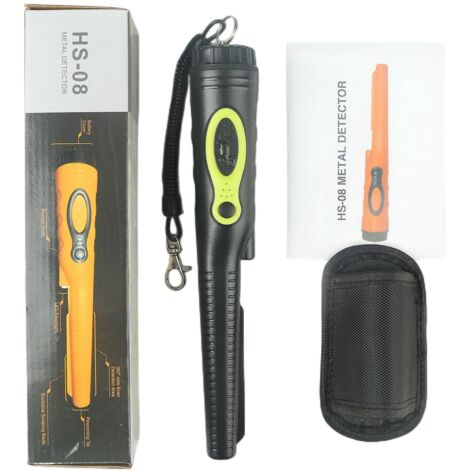 dtecteur De Mtaux Portable, Mtal Pinpointer Ip68 Tanche Avec Indicateur Led Intgr Et Accessoires D'tui, Trs Appropri Pour Les Contrles De Scurit E (1/5)