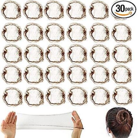 40 Pcs Filet Chignon, Filets Cheveux Invisible En Maille Fine Filet Chignon Lastique Filets Cheveux Pour Infirmire Danseuse Htesse De L'air (caf) (1/5)