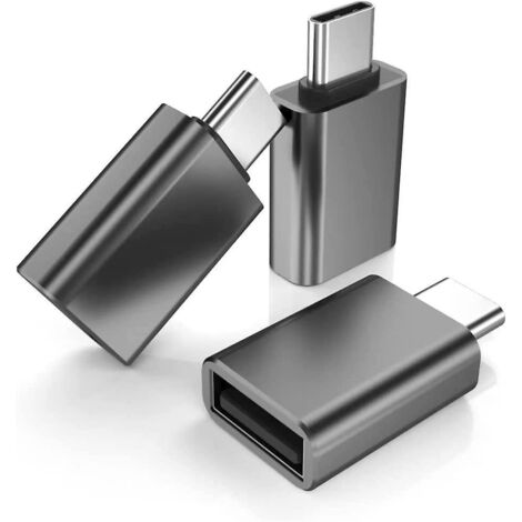 adaptateur Usb C Mle Vers Usb 3.0 Femelle 3-pack,convertisseur Thunderbolt 3 Type C Otg Pour Macbook Pro 2022,ipad Mini 6 Air 4 5 Gnration,surface (1/5)