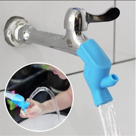 6 Pcs Extension Robinet Enfant, Prolongateur Robinet Pour Bb Rallonges De Robinet En Silicone De Qualit Alimentaire Pour Enfants Pour Salle De Bai (1/5)