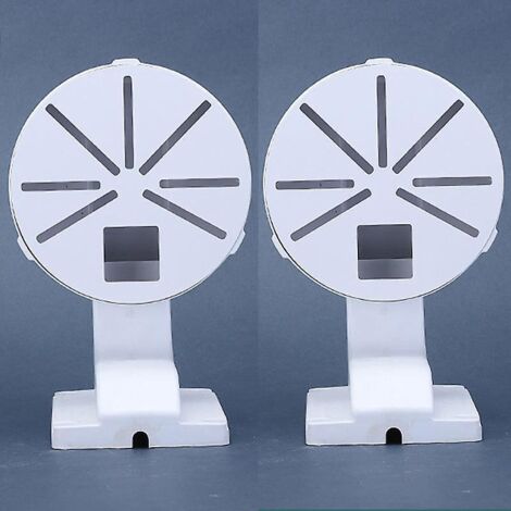 lot De 2 Witi Support De Bote De Jonction Pour Camra De Scurit,botier De Gestion Des Cbles Compatible Avec Les Camras Dme En Mtal,revtement En Pou