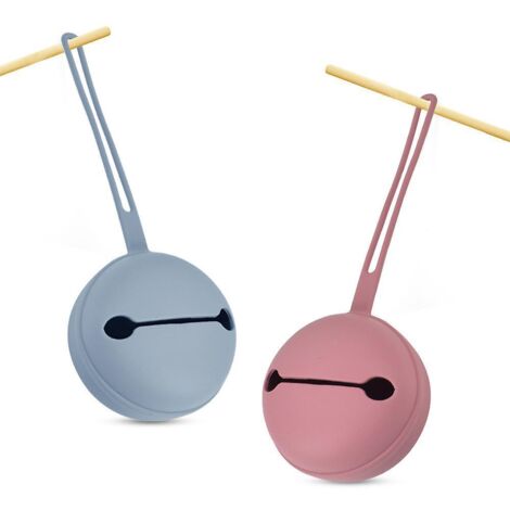 2 Tui Sucette,bote Sucette Sac De Pochette De Couverture De Sucette Portable En Silicone Pour Sacs Couches Landau Avec Bote De Stockage De Su (1/5)