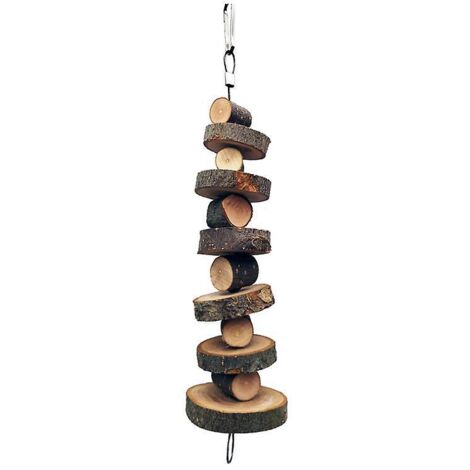 1 Pcs Naturel Petits Animaux De Compagnie Jouets Croquer,jouets De Bois Pour Petits Animaux Pour Lapin, Hamster, Souris,gerbille, Cochon D'inde ( (1/5)