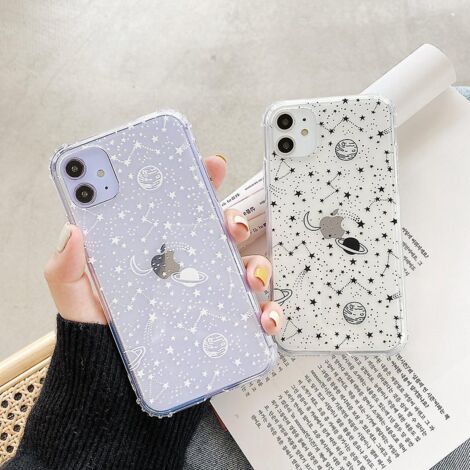 pack De 2 Coque Pour Iphone 13 Pro , Tui Protection Transparente Avec Bord Souple Tpu Antichoc Et Housse Rigide Arriere, Coque Avec Motif Dessin F