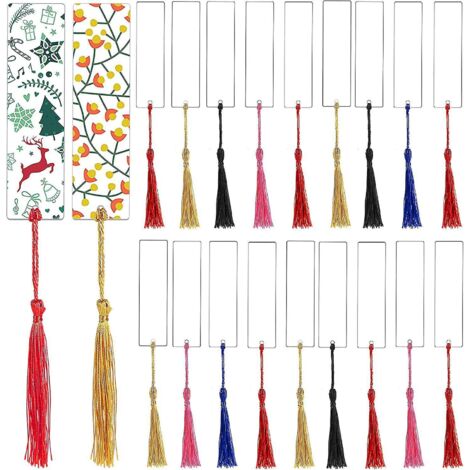 30pcs Moule De Marque-pages En Rsine Kit, Moule De Signet En Silicone Et Couleur Multiple Gland, Pour Diy Bijoux Moule Dartisanat Bricolage Marque (1/5)