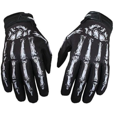 gants De Moto Pour Homme - Avec Inserts En Maille Permables L'air - Antidrapants - Lgers - Durables - Gants De Cyclisme - Motocross - Vtt - Cours (1/5)