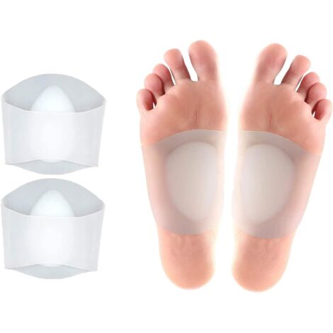 coussinetss96.50.7cm De Gel Pour Soutien De La Vote Plantaire Pour La Fasciite Plantaire, Manchons En Caoutchouc Souple Pour Le Soutien Du Pied (1/5)