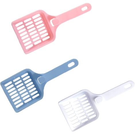 3 Pcs Cuillre Litire Pour Chat Bac Litire Pour Chat Avec Support Pet Sable Dchets Pelle Sable Pour Chat Pelle Litire Plastique Pour Chat Avec (1/5)