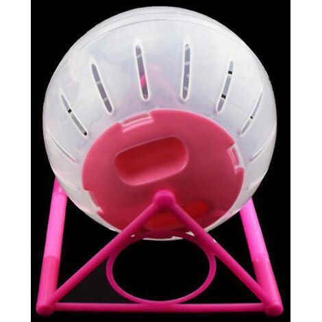 boule D'exercice Pour Hamster 10cm Bleu Avec Support (1/5)