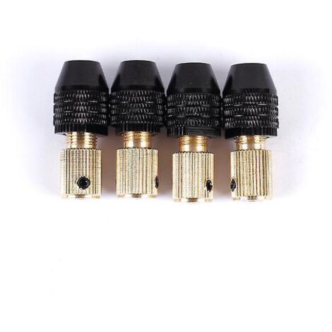 4pcs Mini Mandrin Auto-serrant, Mini Mandrin De Perceuse Perceuse Lectrique Capacit De Serrage 0,3 3,2 Mm (2mm Trou), Accessoires De Mini Perceu (1/5)