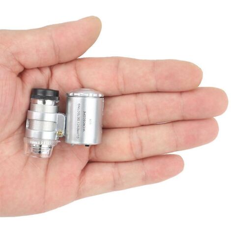 lot De 2 60x Mini Loupe Led Uv Bijoutier Lumineux Avec Kare (60x) (1/5)