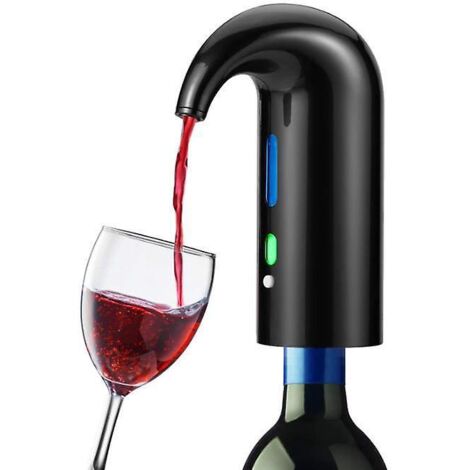 (noir)arateur Vin Lectrique, Carafe De Vin Portable Une Touche, Distributeur Oxydant Vin Filtre Automatique Multi-intelligent Avec Rechargeabl (1/5)