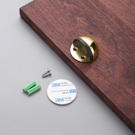 arrts De Portes, [lot De 4] Arrts Et Butes De Porte En Acier Inoxydable Stop-porte Adhsif Au Sol Et Parquet, Butoirs De Porte Protection De Portes (1/5)