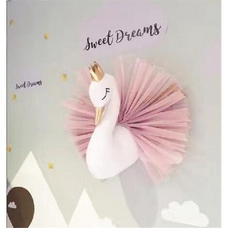 tte De Cygne En Gaze 3d Dore  Suspendre Pour Chambre D'enfant, Dcoration De Chambre D'enfant, Chambre  Coucher, Salle De Jeux
