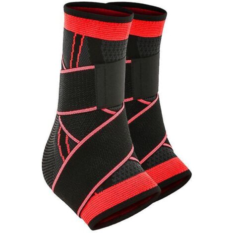 chevillre Entorse (+ Sangle, L)- Attelle Cheville - Chevilliere De Maintien Bande Pour Les Foulures, Ligamentaire Et Blessures Sport (1/5)
