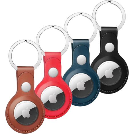 4pcs-porte Cl Compatible Avec Airtag, Porte Clef Pour Airtag, Tui De Protection Anti-rayures Portable Et Lavable Pour Airtags Apple