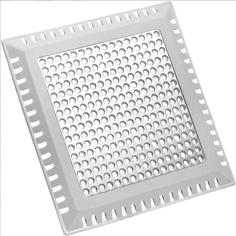 couvercle De Drain De Sol Carr (4,9 ") Attrape-cheveux Pour Drain De Douche / Crpine De Drain / Couvercle De Drain De Douche Pour Drains De Sol De (1/4)