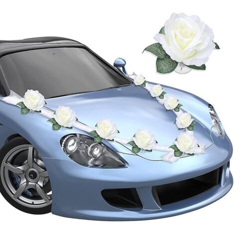 dcoration De Voiture De Mariage, Dcoration Fleur De Marie Voiture De Mariage De Ruban Romantique Dcoration Pour Mariage Engagement Fournitures De