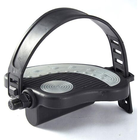 1 Paire De Pdales De Rechange Pour Vlo D'appartement Avec Sangles En Pvc Durable Pdales De Vlo Stationnaires Robustes Filetage (1/4)