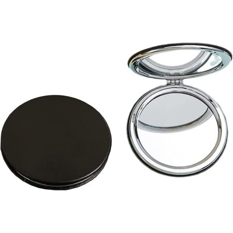 miroir De Maquillage, Miroir Pliant Rond 6.7 Cm,miroir De Maquillage Professionnel Double Face(un Ct Agrandi,l'autre Ct Normal) Miroir De Surface (1/5)