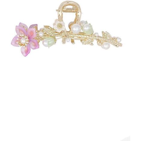 perle Moyenne Saisir Clip Temprament Pince Cheveux Coiffure Requin Pince Cheveux Accessoires