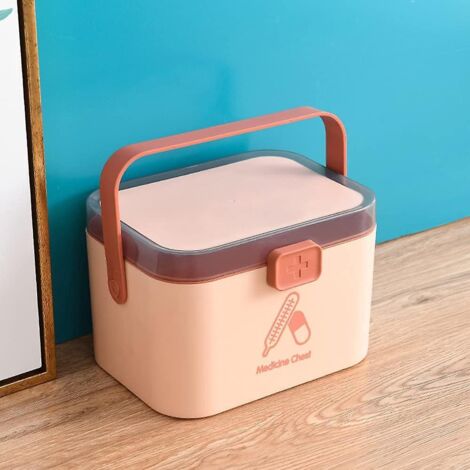 bote Mdicale Bote De Rangement Medicament Boite A Pharmacie Boite Medicale Sac De Rangement Portable Familial Bote Mdicaments (1/4)