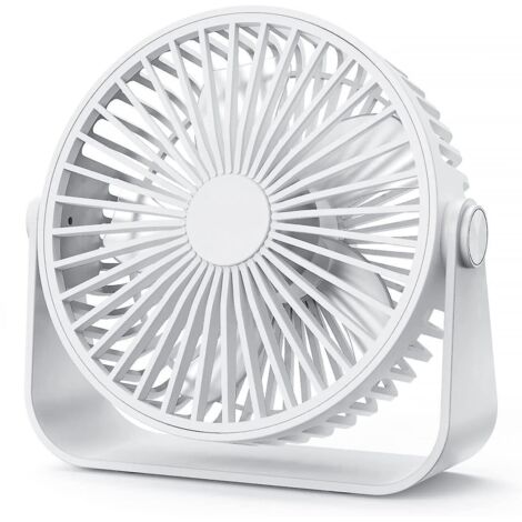 ventilateur De Bureau Usb, Ventilateur De Table 3 Vitesses, Ventilateur Silencieux Rglable 360, Ventilateur Portable Pour Bureau, Maison, Chambr (1/4)