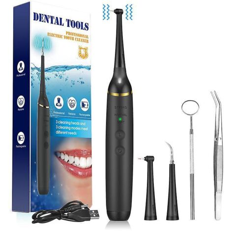 nettoyage Dentaire Hydropulseur Oral Irrigator 3 Embouts Nettoyage 3 Modes Ipx6 D'eau Portable Sans Fil Rechargeable Nettoyeur De Dents Pour La Ma (1/5)