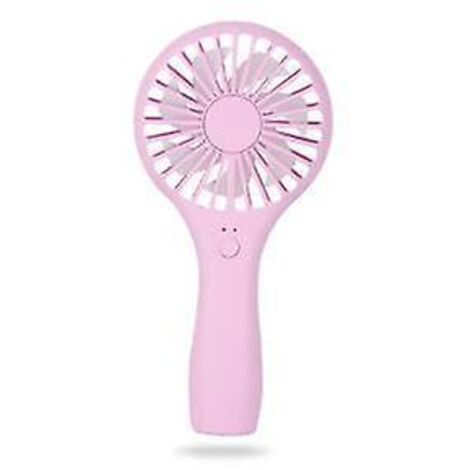 usb Ventilateur Main, 1200mah Rechargeable Ventilateur De Poche Portable, Ventilo 2-vitesse Avec Dbit D'air Puissant, Ventilateur Portable Pour (1/5)