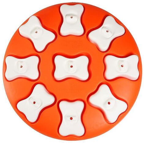puzzle Mangeoire Chien De Chasse En Plein Air - Orange Pizza - Interactif / Bonbons (1/5)