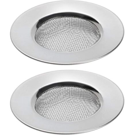 lot De 2 Passoires D'vier Pour Douche, Receveur De Cheveux Du Trou De Prise Viers De Baignoire Ou De Cuisine Filtres De Drainage Pour Vier En Acie (1/5)