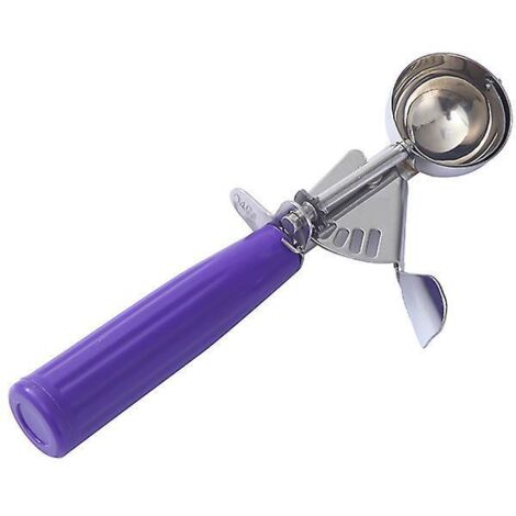 violet - Cuillre Crme Glace En Acier Inoxydable Fruits Et Lgumes Cuillre Caf Gadget De Cuisine (taille: 7,8 Cm) (1/5)