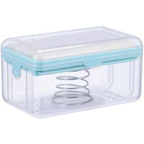 bleu Porte-savon Moussant Multifonction 2 En 1 Avec Rouleau Ponge Et Trous De Drainage Pour Salle De Bain, Cuisine, Comptoir (1/5)