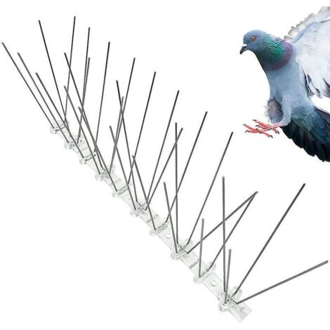 pique Anti Pigeon, Repulsif Pigeon 2.5m Pic Anti Pigeon, Rpulsif Oiseaux, Anti Chat Et Effaroucheur Oiseaux 2.5mtres (1/5)