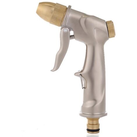 pistolet D'arrosage De Jardin Haute Pression Pistolet De Pulvrisation De Jardin En Mtal Avec 4 Connecteurs En Laiton, Pour Lavage De Voiture, Arro (1/5)