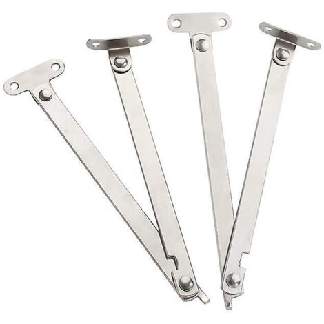 charnire Meuble 2 Pcs Charniere Ascenseur En Metal Support Charniere Meuble Rglable Charni Pliante Argent Pour Porte Placard Fnetre (1/5)