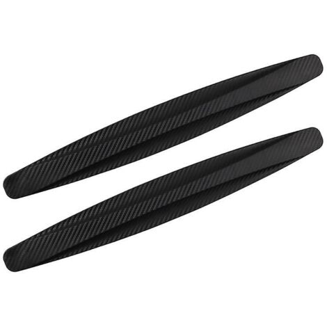 Pack Of 2, Universal Rubber Anticollision Car Corner Bumper Guard Protector Anti-scratch Strips Sticker (black) (1/5)