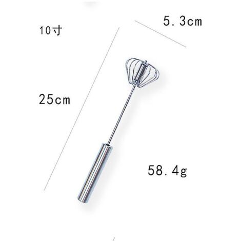 fouet De Cuisine 2 Pices, Fouet Professionnel En Acier Inoxydable, Fouet Manuel Antiadhsif Pour Remuer, Fouet De Dormeur (1/4)