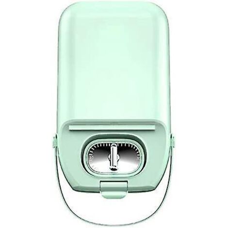 breakfast Machine, Electric Breakfast, Toast And Grill, Removable Non-stick Plate, Double-sided Heating, Toaster, Green (1/5)