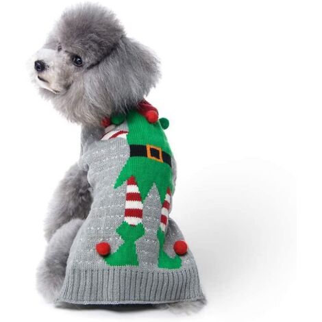 pull-overs Pour Chiens, Pull D'hiver Pour Chien, Pull Motif De Nol - Manteau Tricot Pour Lhiver - Vtement Pour Animal De Compagnie - Pull Tendance (1/5)