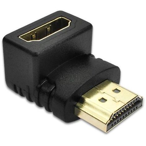 1 Jeu De 5 Adaptateurs Hdmi 90 Degrs Angle Droit Mle Vers Femelle 4k 3d Connecteurs Hdmi (1/5)