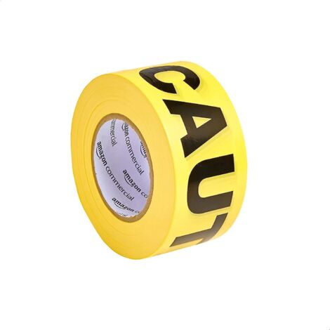 ruban De Signalisation, 4.8 Centimtres Par 25 Mtres, Jaune (1/4)