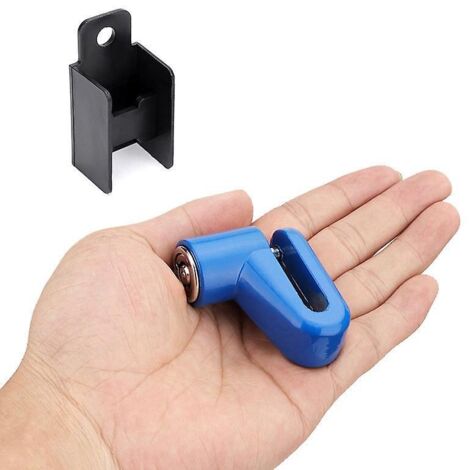 cadenas Antivol Moto Bleu 1 Pc Serrure De Disque De Frein Cadenas Antivol Moto Moto Scooter (1/3)