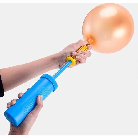 pompe Ballons 1 Pc Bleu, Pompe Ballons Manuelle, Pompe Ballons Gonflable Pour Ballons De Mariage, Dcoration De Fte D'anniversaire, Fte De Maria (1/5)