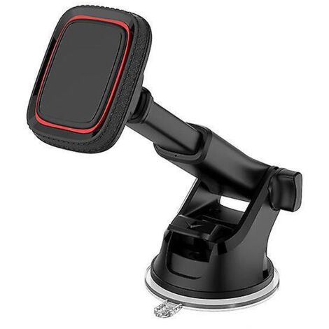 support Tlphone Voiture Magntiquecar Pour Tableau Bord / Pare-brise Support, Porte Tlphone Voiture Avec Bras Tlescopique Rglable, 6 Aimants Puissa (1/5)